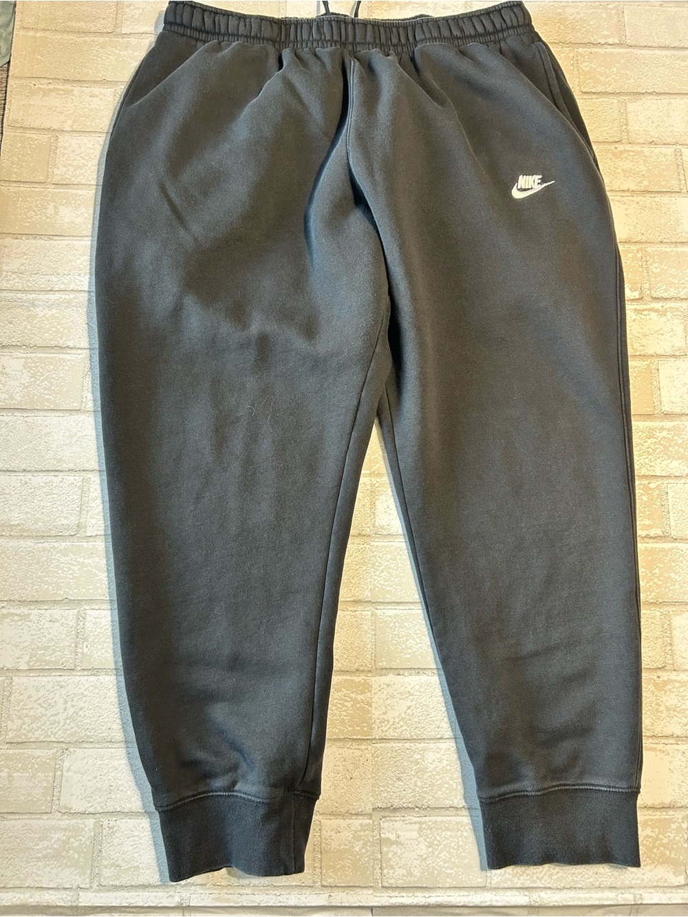 Nike Mens Black Fleece Jogger Pants
